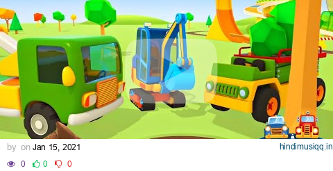 Helper Cars a timber truck & an excavator. Car cartoons full episodes. pagalworld mp3 song download