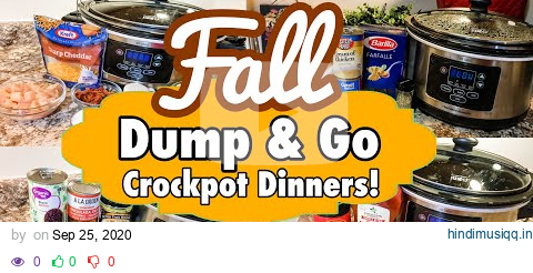 *FIVE* DUMP AND GO CROCKPOT RECIPES | TASTY & SIMPLE | JULIA PACHECO pagalworld mp3 song download