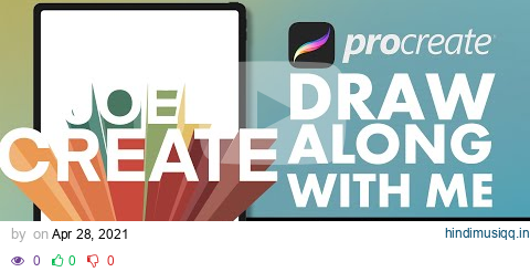 #17 Procreate Step by Step Tutorial - Draw Along With Me - 3D Text effect pagalworld mp3 song download