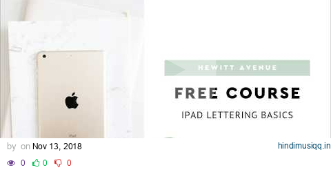 iPad Lettering FREE COURSE - Lesson 1 Tools, Apps, and Resources pagalworld mp3 song download