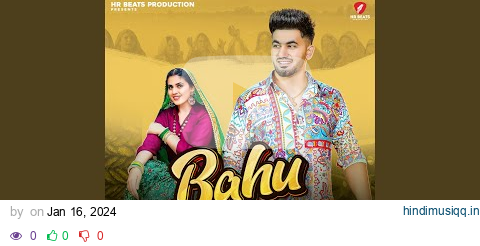 Bahu Chaudhariya ki (feat. Aman Jaji, Pranjal Dhahiya) pagalworld mp3 song download