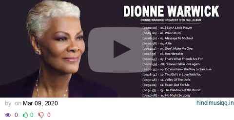 Dionne Warwick | Best Songs of Dionne Warwick | Dionne Warwick Playlist 2020 pagalworld mp3 song download