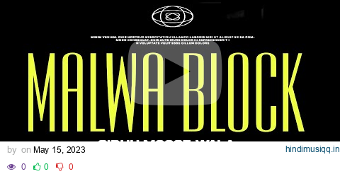 MALWA BLOCK REMIX | SIDHU MOOSE WALA | 2023 | NEW VERSION pagalworld mp3 song download