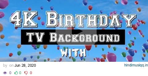 4K Birthday TV Background with Birthday Music Ambience pagalworld mp3 song download