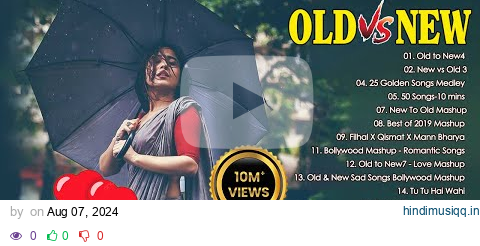 Hindi Songs | Old vs New Bollywood mashup songs - Top 10 ROMANTIC Mashup 2024_Bollywood Mashup.720p pagalworld mp3 song download