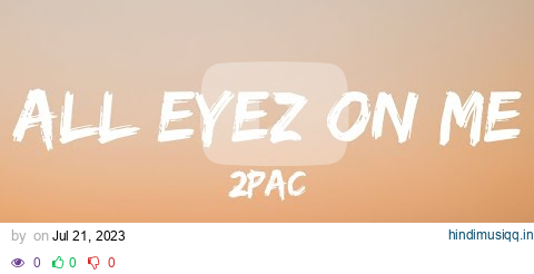 2Pac - All Eyez on Me (Lyrics) DJ Belite Remix  | 1 Hour Lyrics pagalworld mp3 song download