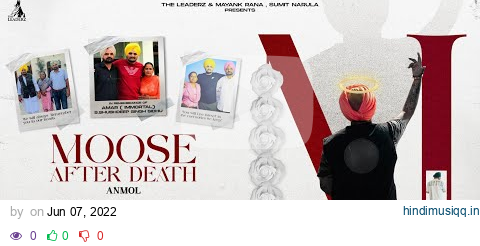 Tribute to Sidhu Moosewala [Moose after Death] By Anmol | The Leaderz Presents pagalworld mp3 song download