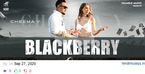 Blackberry ( Teaser ) Cheema Y | Anker Deol | Humble Music 2020 | pagalworld mp3 song download