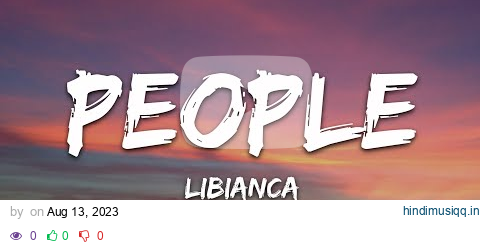 Libianca - People (Lyrics) pagalworld mp3 song download