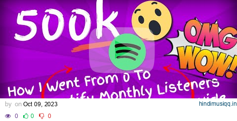 How I Went From 0 To 500k Spotify Monthly Listeners In 8 Months. Step by step guide pagalworld mp3 song download