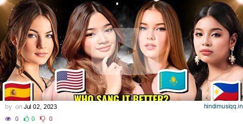 SHALLOW - Charlotte Summers 🇪🇸 VS. Angelica Hale 🇺🇲 VS. Daneliya Tuleshova 🇰🇿 VS. Elha Nympha 🇵🇭 pagalworld mp3 song download