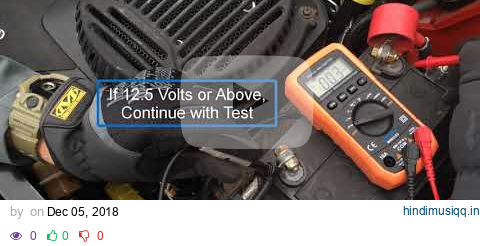 How to Test a KOHLER Charging System-Test Battery Voltage pagalworld mp3 song download