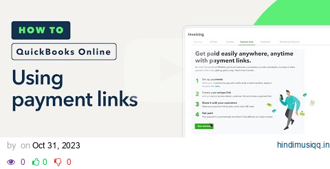 How to use payment links in QuickBooks Online pagalworld mp3 song download