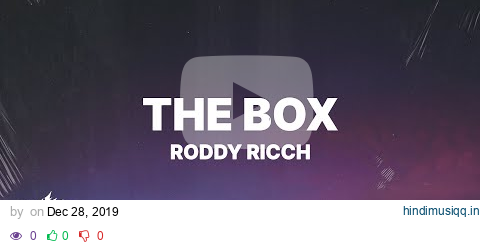 Roddy Ricch - The Box (Lyrics) pagalworld mp3 song download