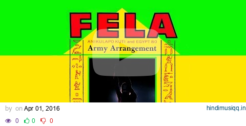 Fela Kuti - Army Arrangement (LP) pagalworld mp3 song download