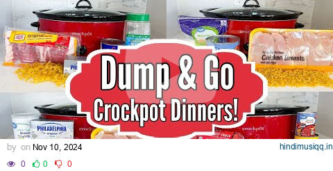 6 DUMP & GO CROCKPOT DINNERS | Delicious & Simple Slow Cooker Recipes! | Julia Pacheco pagalworld mp3 song download