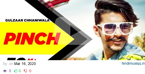 GULZAAR CHHANIWALA | PINCH (Official Video) | Latest Songs 2020 | New Songs 2020 | Speed Records pagalworld mp3 song download