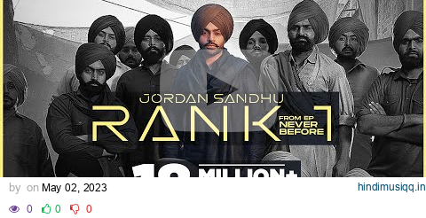 Rank 1 (Official Video) Jordan Sandhu | Desi Crew | Latest Punjabi Song 2023 | New Punjabi Song 2023 pagalworld mp3 song download