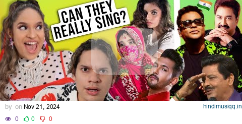 Waleska & Efra react to Famous Indian SINGERS Sons & Daughters with singing careers... pagalworld mp3 song download