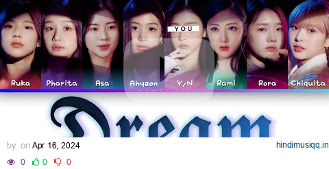 BABYMONSTER - DREAM | YOU As a Member OT8 | Karaoke + Color Coded Lyrics + Line Distribution pagalworld mp3 song download