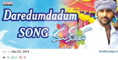 Mukunda Full Songs With Lyrics - Daredumdadum Song - Varun Tej, Pooja Hegde, Mickey J Meyer pagalworld mp3 song download