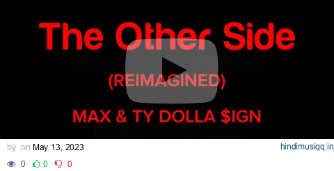 MAX & Ty Dolla $ign - The Other Side (Karaoke Version Key Change) pagalworld mp3 song download