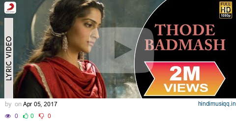 Thode Badmash Lyric Video - Saawariya|Ranbir,Sonam|Shreya Ghoshal|Sanjay Leela Bhansali pagalworld mp3 song download