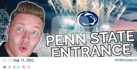 Swedish Soccer Fan Reaction to Penn State Whiteout Entrance! College Football Reaction! pagalworld mp3 song download