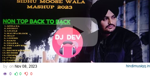 1 Hour Non Stop Punjabi Mashups Sidhu Moosewala By DJ DEV pagalworld mp3 song download