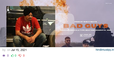 Sidhu Moosewala x Steel Banglez Type Drill Beat Instrumental 2021 | "Bad Guys" pagalworld mp3 song download