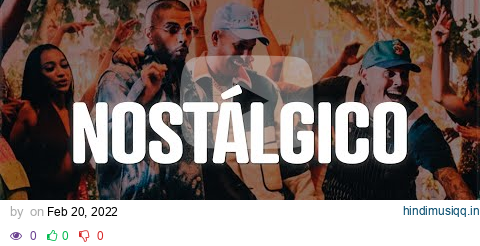 Rauw Alejandro, Chris Brown, Rvssian - Nostálgico (Offcial Video Lyric) pagalworld mp3 song download