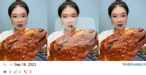 Chinese Food Mukbang Eating Show | Challenge Spicy Lamb's Head | 매운 양고기 머리 도전 pagalworld mp3 song download