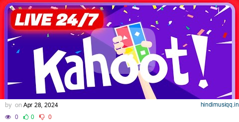 Kahoot Live Stream 24/7 | Viewers Can Join | Compete Against Others | Study Music And More! pagalworld mp3 song download