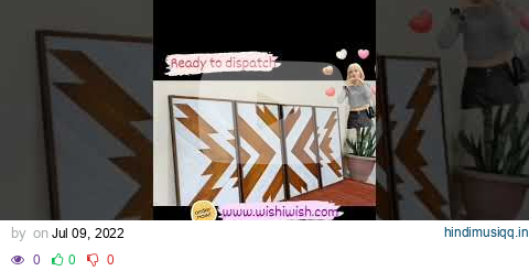 Multilayer 4 Pcs. Geometric wooden wall art | wooden wall decor | wishiwish pagalworld mp3 song download