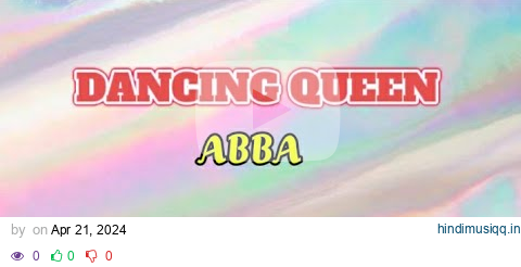 ABBA- DANCING QUEEN (karaoke Version) #abba #dancingqueen #karaoke #karaokesongs pagalworld mp3 song download