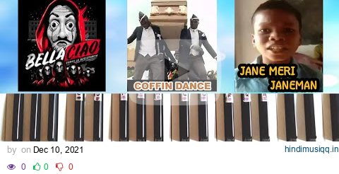 Bella Ciao × Coffin Dance × Bachpan Ka Pyaar Song On keyboard.Banjo version cover. pagalworld mp3 song download