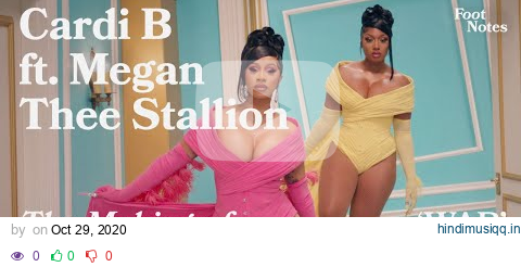 Cardi B - The Making of 'WAP' | Vevo Footnotes ft. Megan Thee Stallion pagalworld mp3 song download