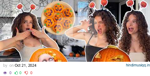 PUMPKIN CARVING and HALLOWEEN BAKING CHALLENGE! pagalworld mp3 song download