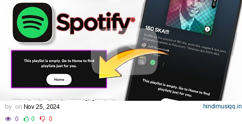 spotify empty playlist problem | how to fix spotify this playlist is empty problem | spotify error pagalworld mp3 song download