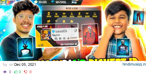 Gifting 7Year Old Kid Richest And Highest Level Account Of Free Fire😻💎|| 96Level -Garena Free Fire pagalworld mp3 song download