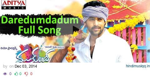 Daredumdadum Full Song II Mukunda Movie II Varun Tej, Pooja Hegde pagalworld mp3 song download