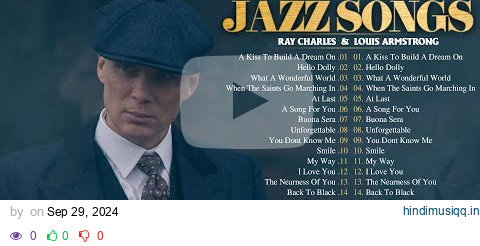 Jazz Songs 50's 60's 70's 🎷Frank Sinatra, Louis Armstrong, Nat King Cole, Norah Jones #jazz pagalworld mp3 song download