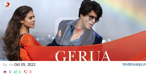 Gerua - Diwale | @pritam7415 | @SoulfulArijitSingh | Antara Mitra | Amitabh Bhattacharya | SRK | 4K pagalworld mp3 song download