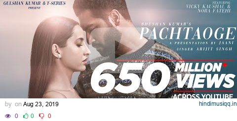 Arijit Singh Pachtaoge | Vicky Kaushal, Nora Fatehi |Jaani, B Praak, Arvindr Khaira | Bhushan Kumar pagalworld mp3 song download