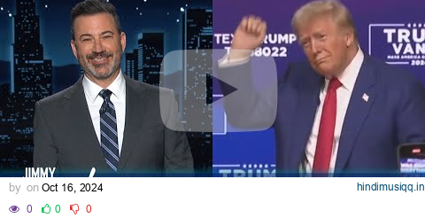 Trump’s Mad at “Loser” Jimmy Kimmel Again, Holds a DOOZY of a Town Hall & Attacks Kamala’s Health pagalworld mp3 song download