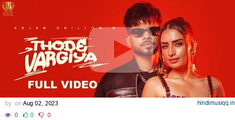 Thode Vargiya (Official Music Video)Arjan Dhillon | Mxrci | Latest Punjabi Songs 2023 pagalworld mp3 song download