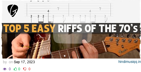 Top 5 Easy & Recognizable Guitar Riffs of the 70s! (with TABs) pagalworld mp3 song download