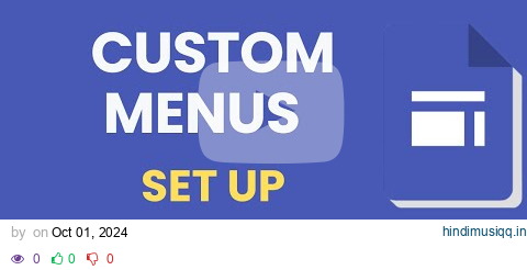 How to Create and Customize Navigation Menus on Google Sites FAST! pagalworld mp3 song download