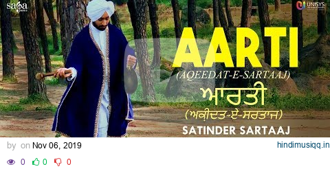 AARTI Aqeedat-e-Sartaaj} | SATINDER SARTAAJ | 550th Birth Fiesta of Guru Nanak Dev Ji | Devotional pagalworld mp3 song download