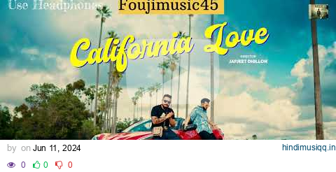 California Love // Cheema Y // Gur Sidhu // Latest Punjabi Song // Foujimusic45 pagalworld mp3 song download